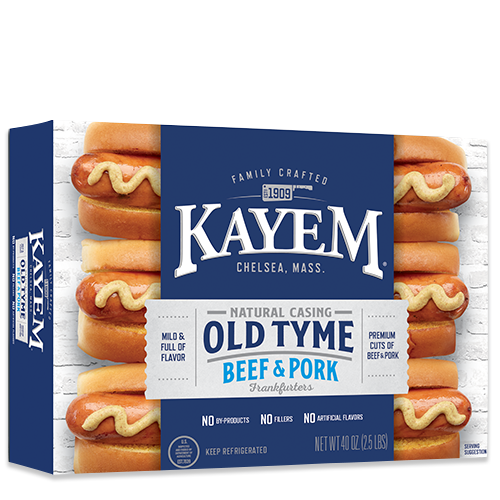 Tuesday Recommended: Kayem Natural Casing "Old Tyme" Pork and Beef Frankfurters